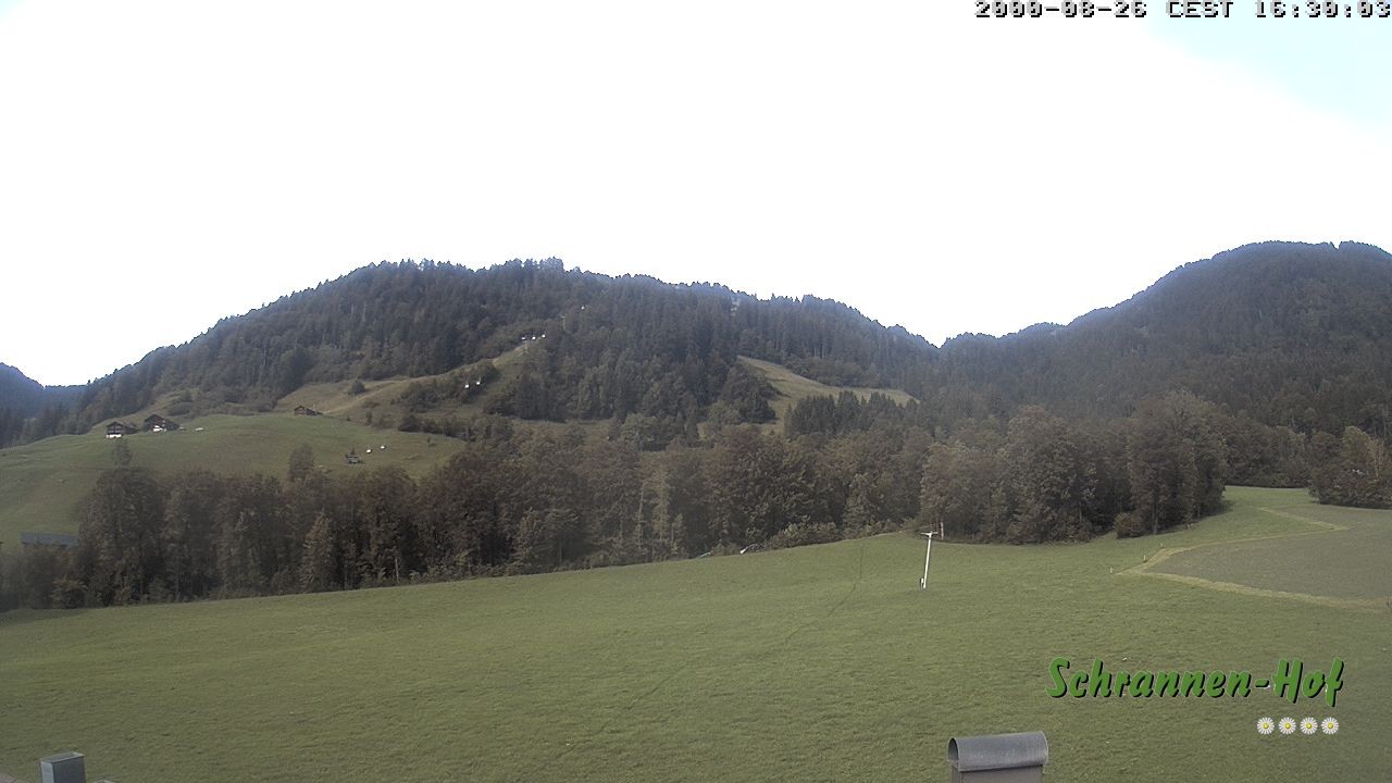 Archiv Foto Webcam Schoppernau: Schrannen-Hof