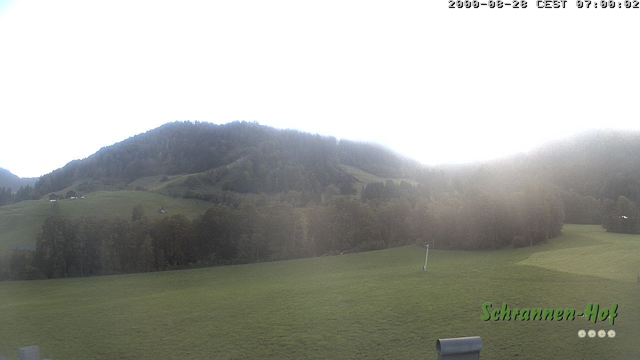 Archiv Foto Webcam Schoppernau: Schrannen-Hof