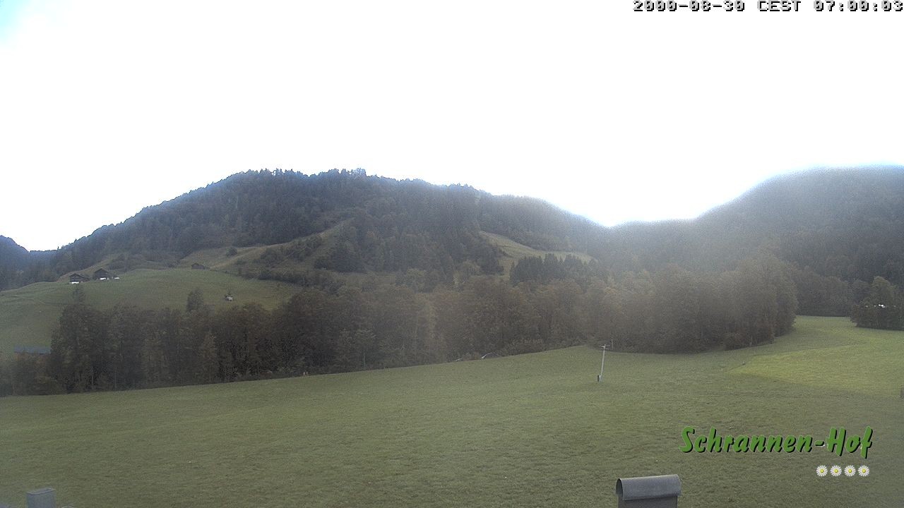 Archiv Foto Webcam Schoppernau: Schrannen-Hof