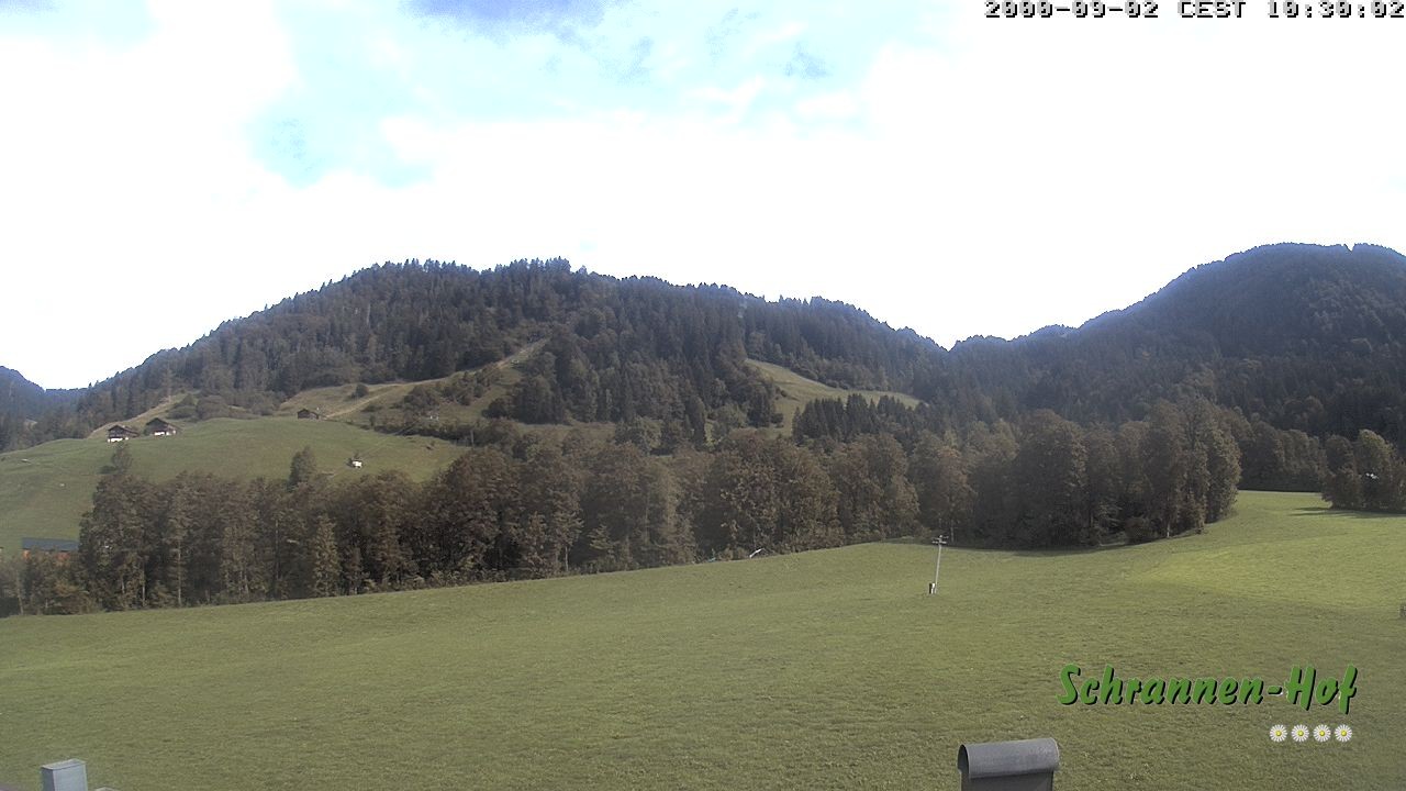 Archiv Foto Webcam Schoppernau: Schrannen-Hof