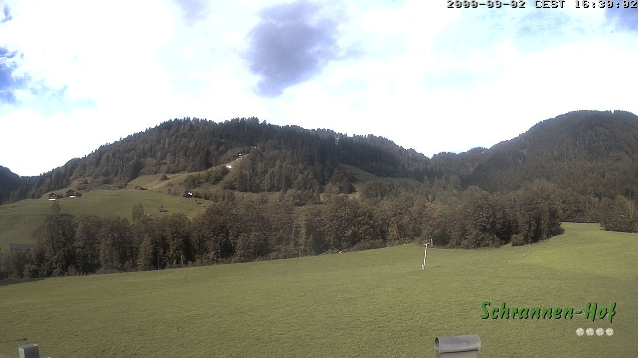 Archiv Foto Webcam Schoppernau: Schrannen-Hof