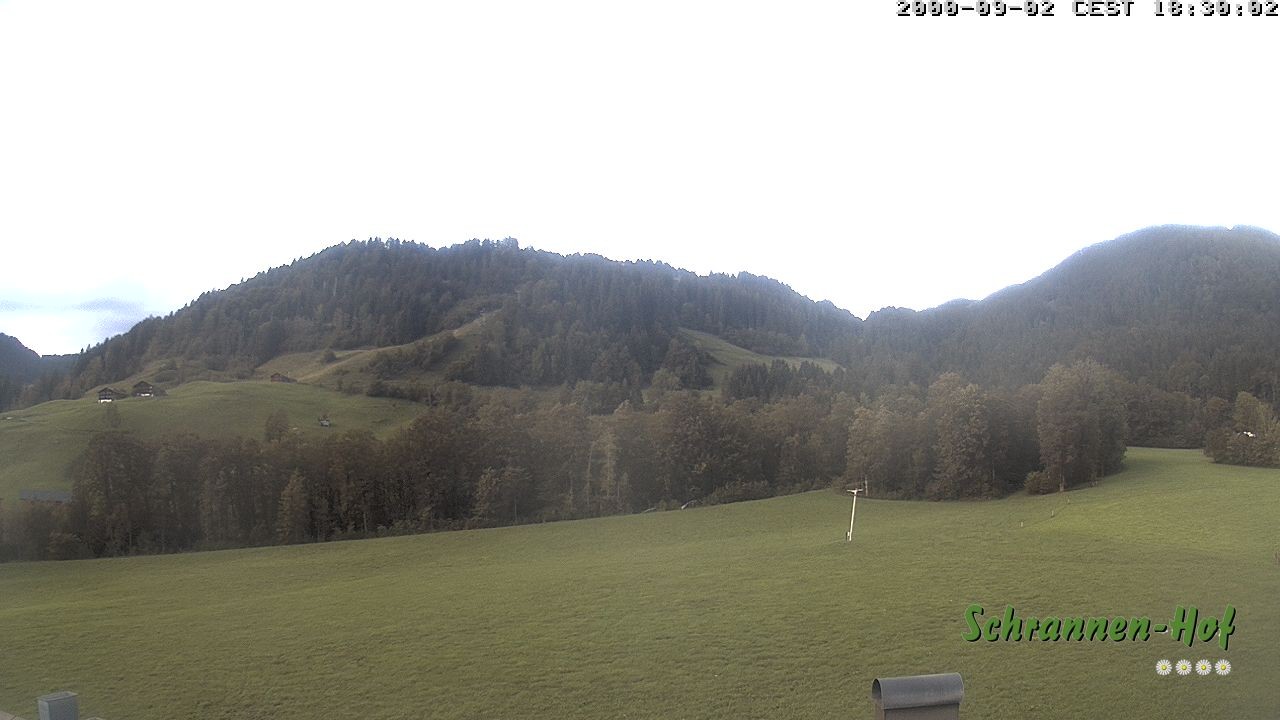 Archiv Foto Webcam Schoppernau: Schrannen-Hof