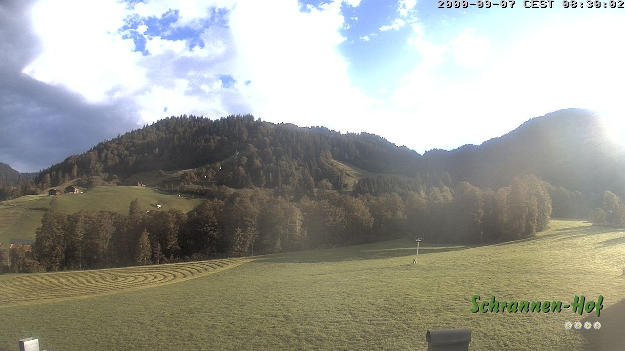 Archiv Foto Webcam Schoppernau: Schrannen-Hof