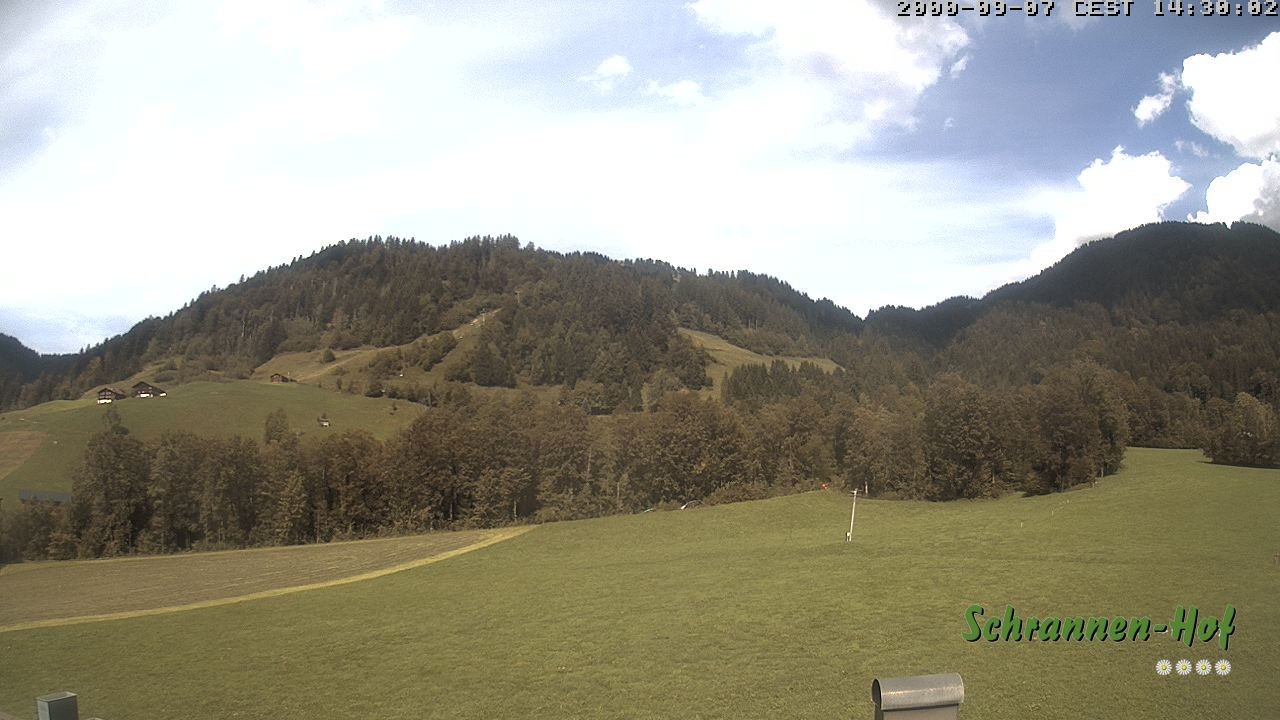 Archiv Foto Webcam Schoppernau: Schrannen-Hof
