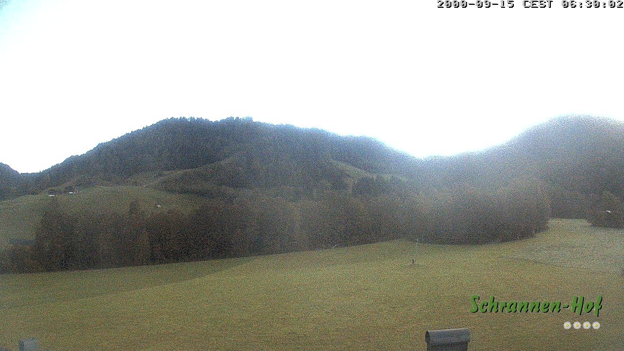 Archived image Webcam Mt. Diedamskopf - Schrannen-Hof
