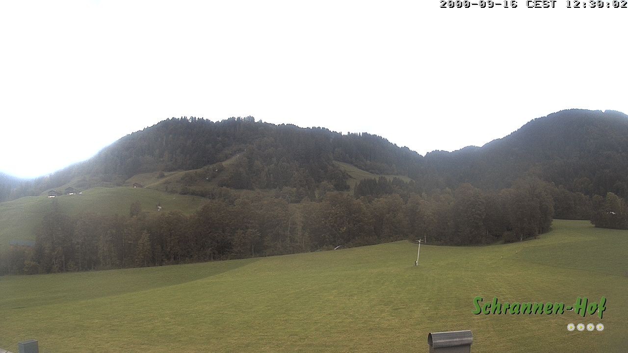 Archived image Webcam Mt. Diedamskopf - Schrannen-Hof