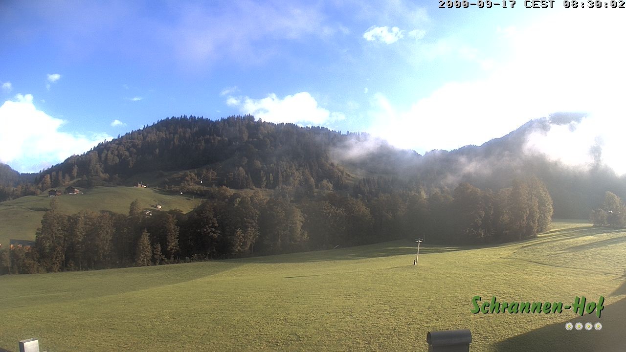 Archiv Foto Webcam Schoppernau: Schrannen-Hof
