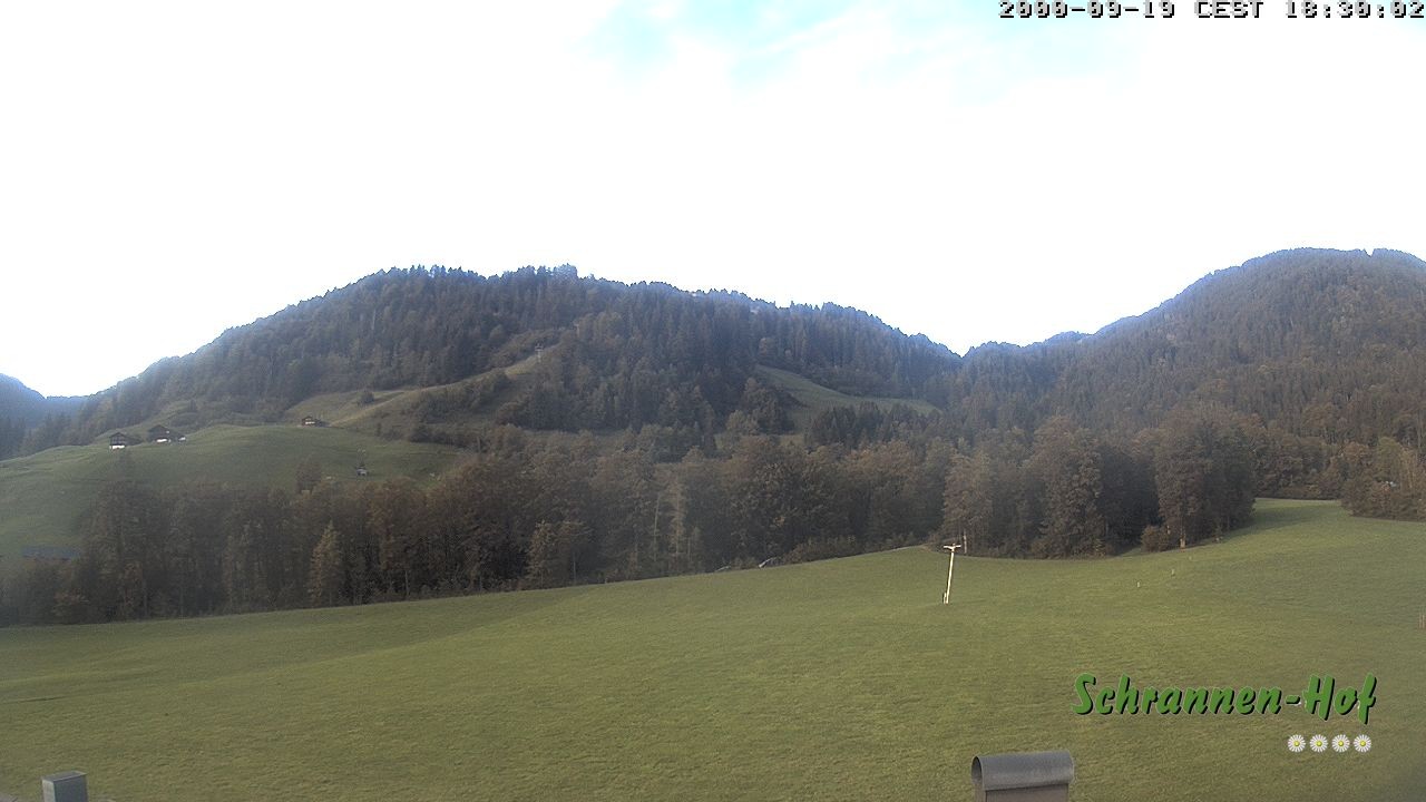 Archived image Webcam Mt. Diedamskopf - Schrannen-Hof