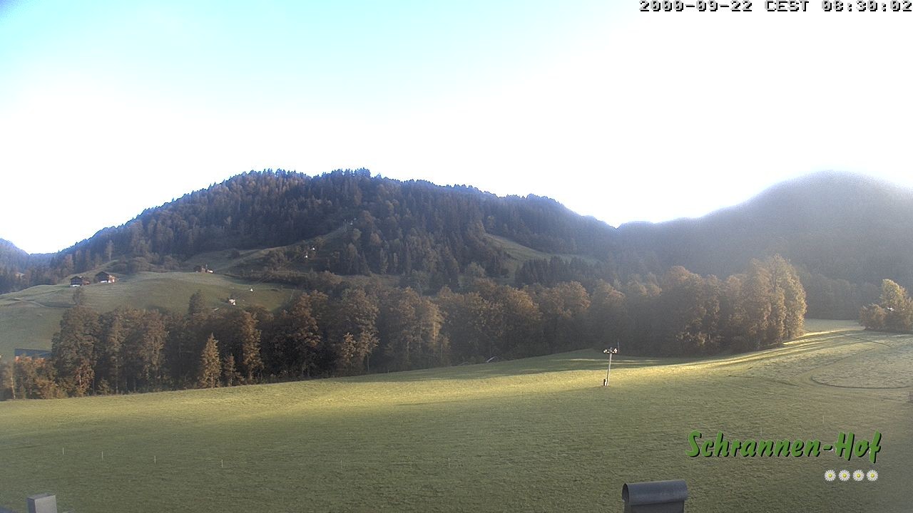 Archiv Foto Webcam Schoppernau: Schrannen-Hof