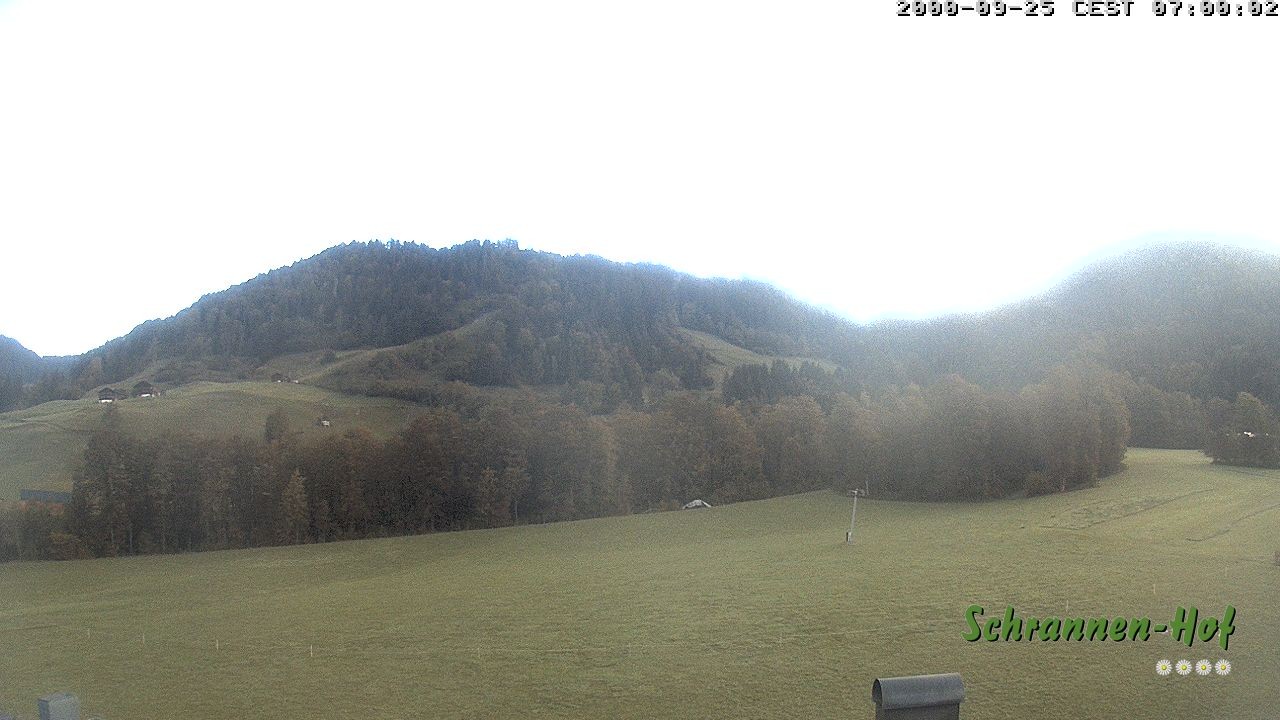 Archived image Webcam Mt. Diedamskopf - Schrannen-Hof