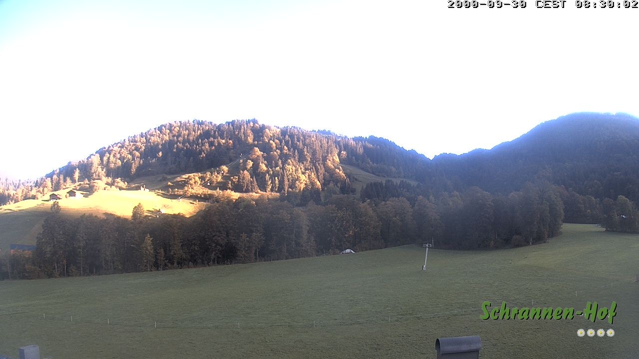 Archiv Foto Webcam Schoppernau: Schrannen-Hof