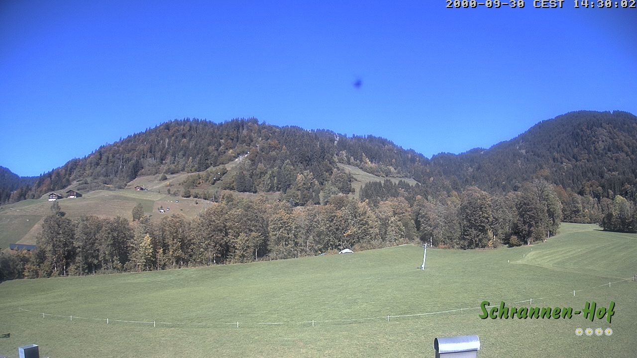 Archiv Foto Webcam Schoppernau: Schrannen-Hof
