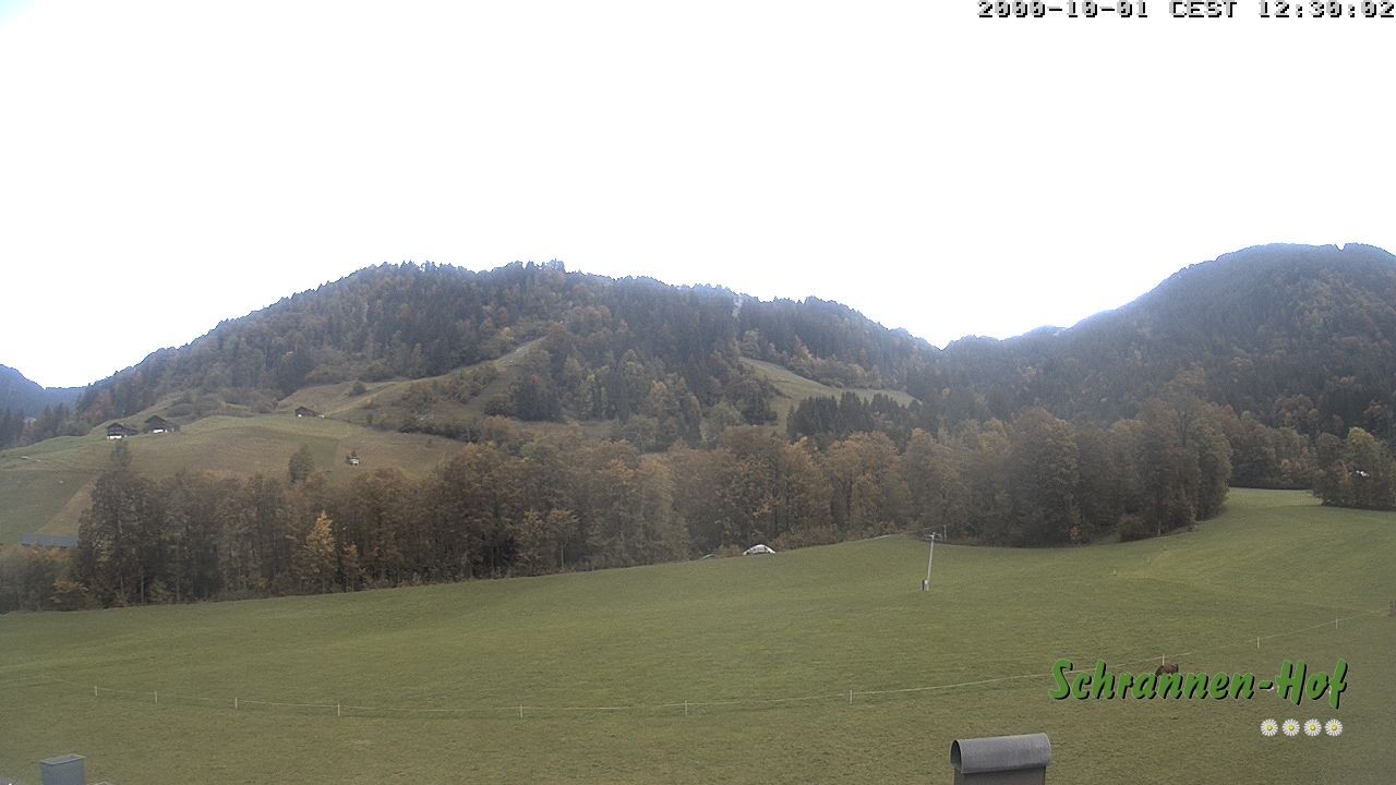 Archiv Foto Webcam Schoppernau: Schrannen-Hof