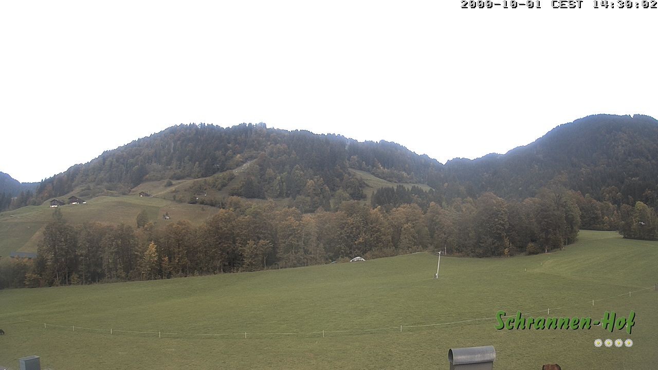 Archiv Foto Webcam Schoppernau: Schrannen-Hof