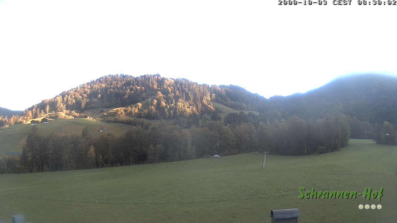 Archiv Foto Webcam Schoppernau: Schrannen-Hof