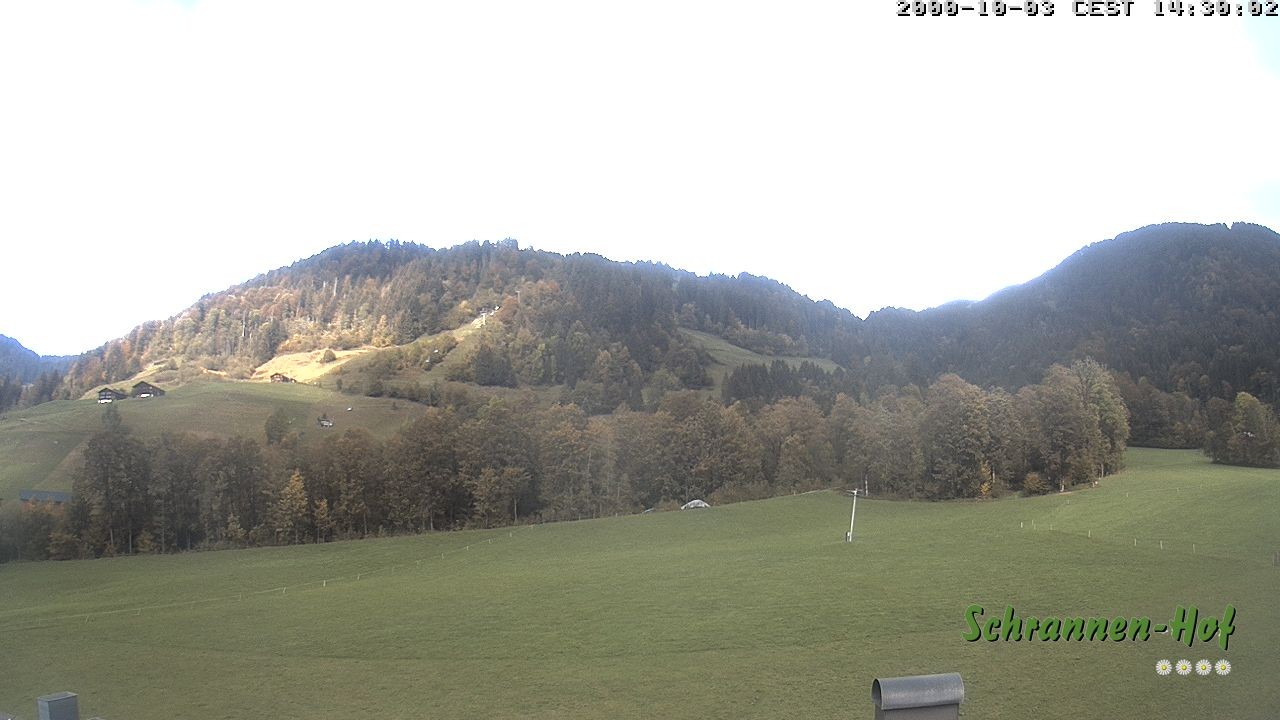 Archiv Foto Webcam Schoppernau: Schrannen-Hof