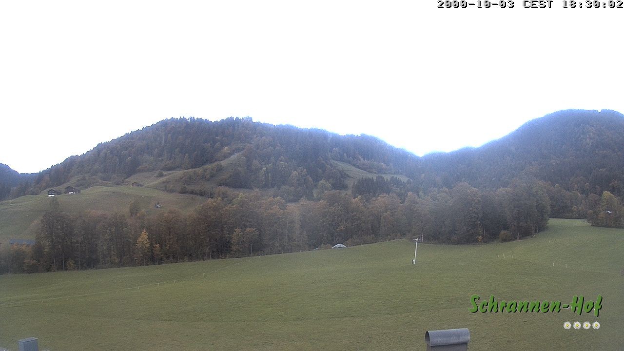 Archiv Foto Webcam Schoppernau: Schrannen-Hof