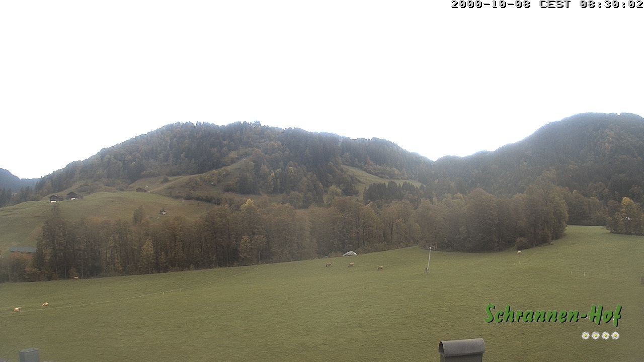 Archiv Foto Webcam Schoppernau: Schrannen-Hof