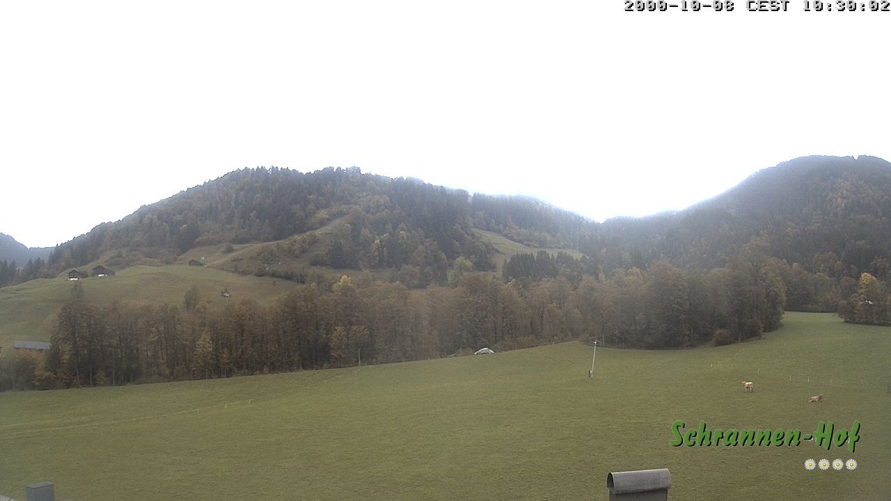 Archiv Foto Webcam Schoppernau: Schrannen-Hof