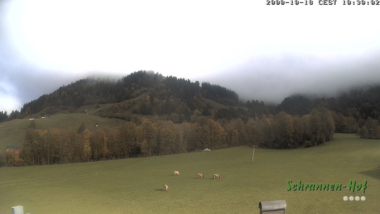 Archiv Foto Webcam Schoppernau: Schrannen-Hof