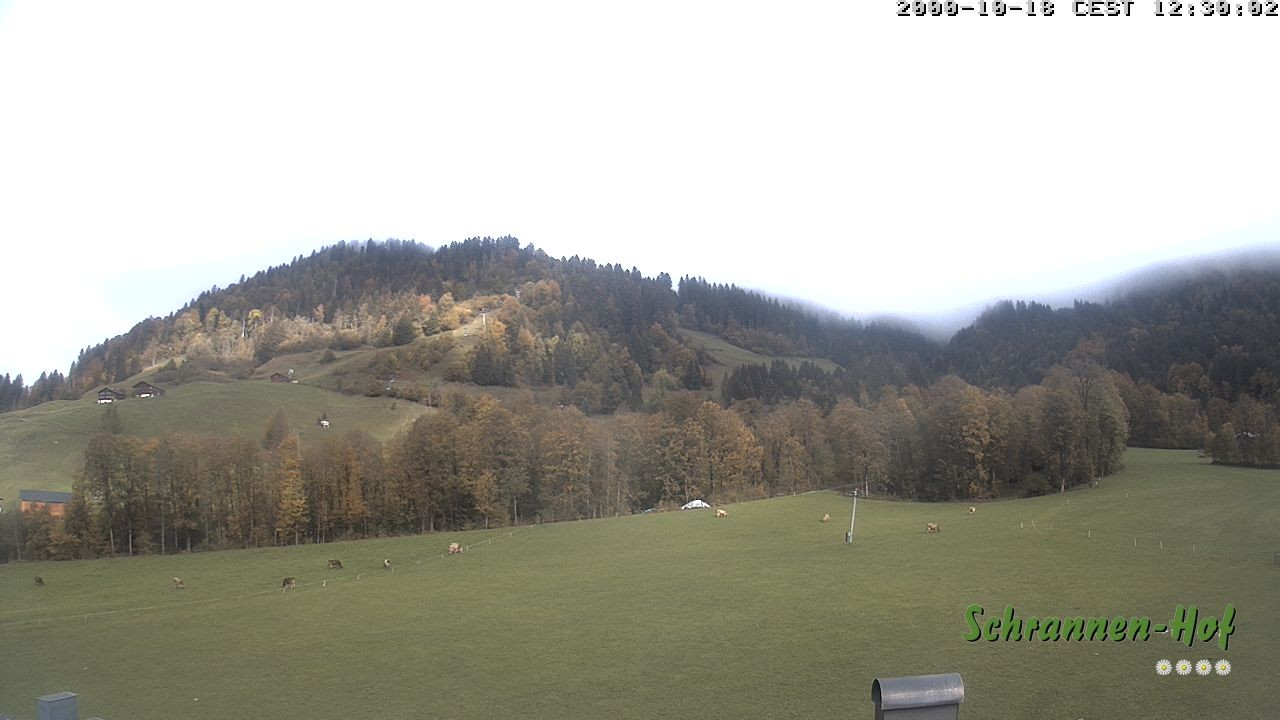 Archiv Foto Webcam Schoppernau: Schrannen-Hof