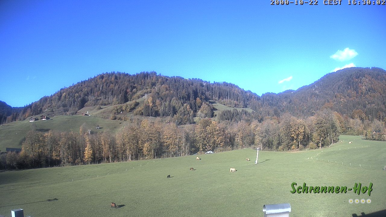 Archiv Foto Webcam Schoppernau: Schrannen-Hof