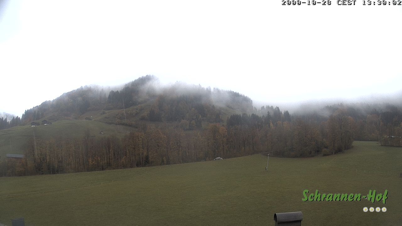Archiv Foto Webcam Schoppernau: Schrannen-Hof