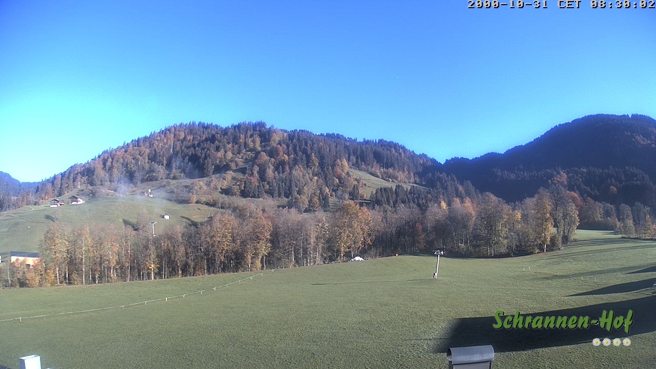 Archiv Foto Webcam Schoppernau: Schrannen-Hof