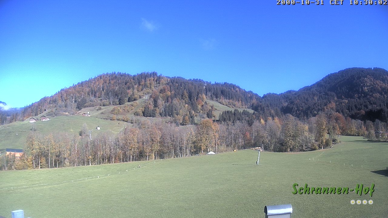 Archiv Foto Webcam Schoppernau: Schrannen-Hof