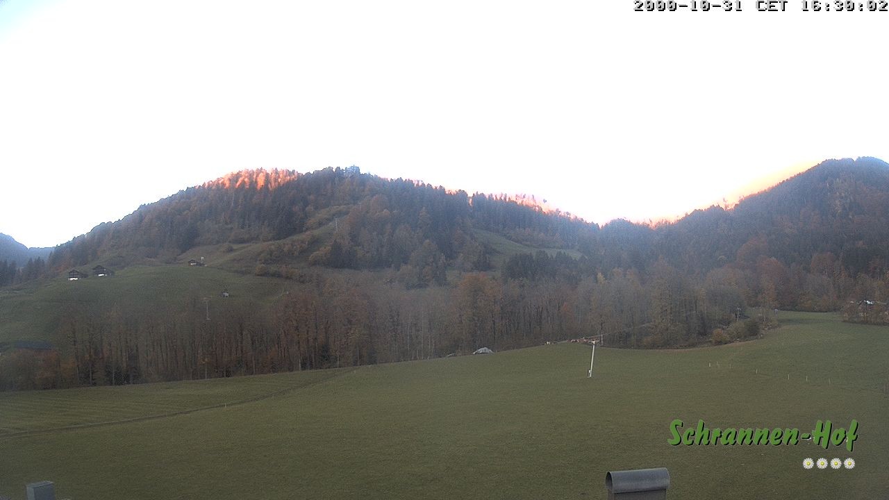 Archiv Foto Webcam Schoppernau: Schrannen-Hof