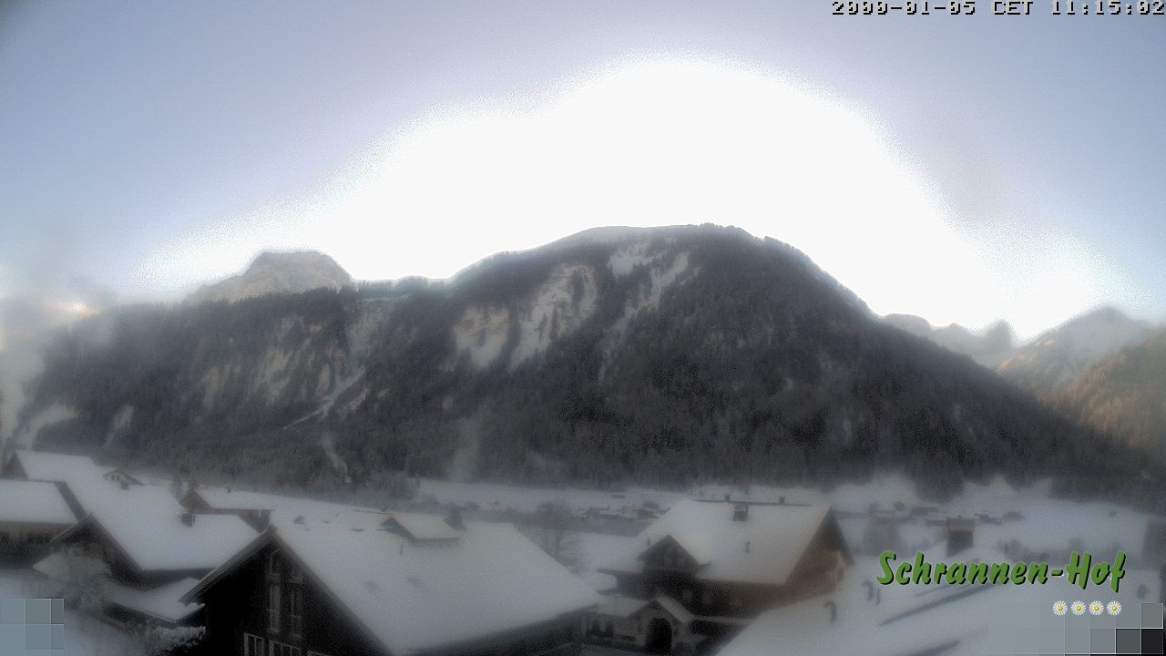 Archiv Foto Webcam Schrannen-Hof: Blick zum Zitterklapfen