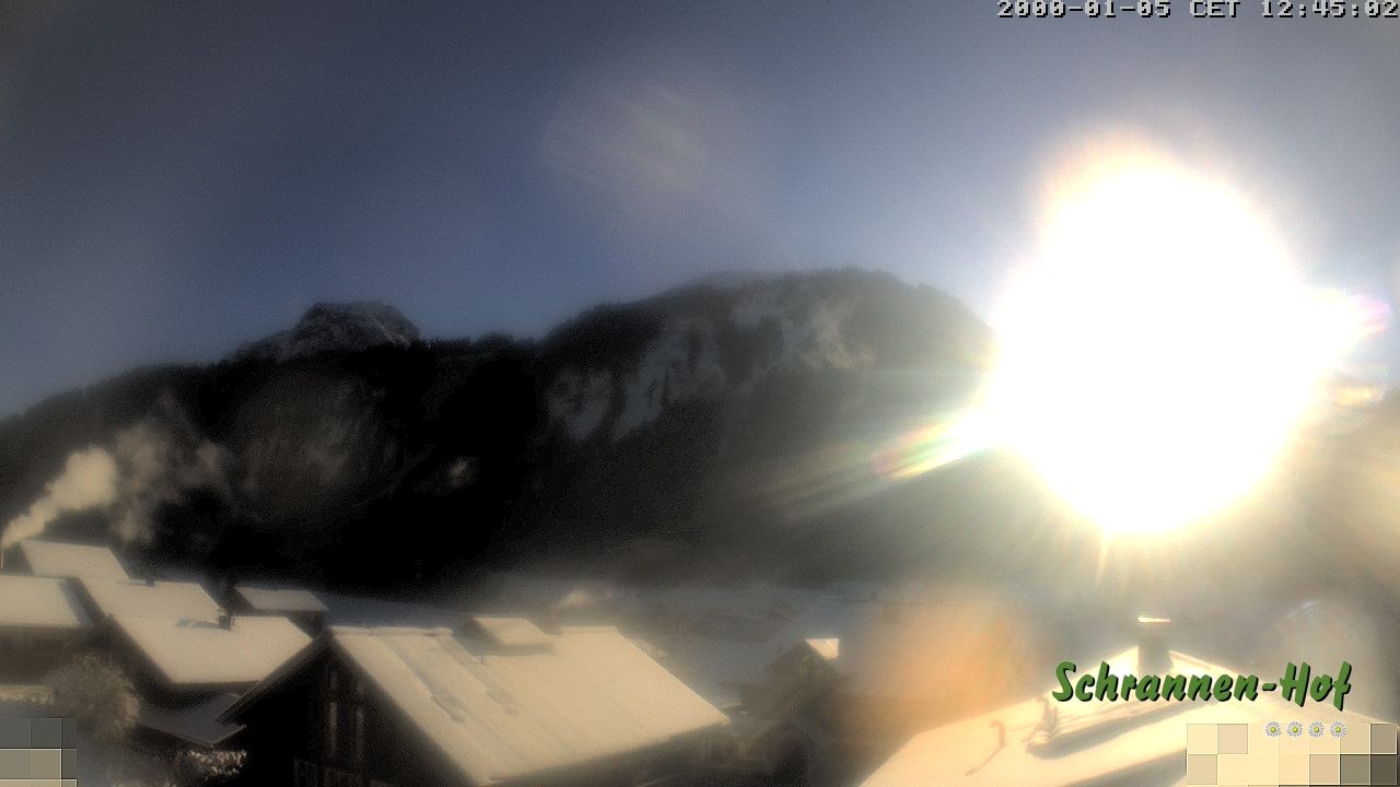 Archiv Foto Webcam Schrannen-Hof: Blick zum Zitterklapfen