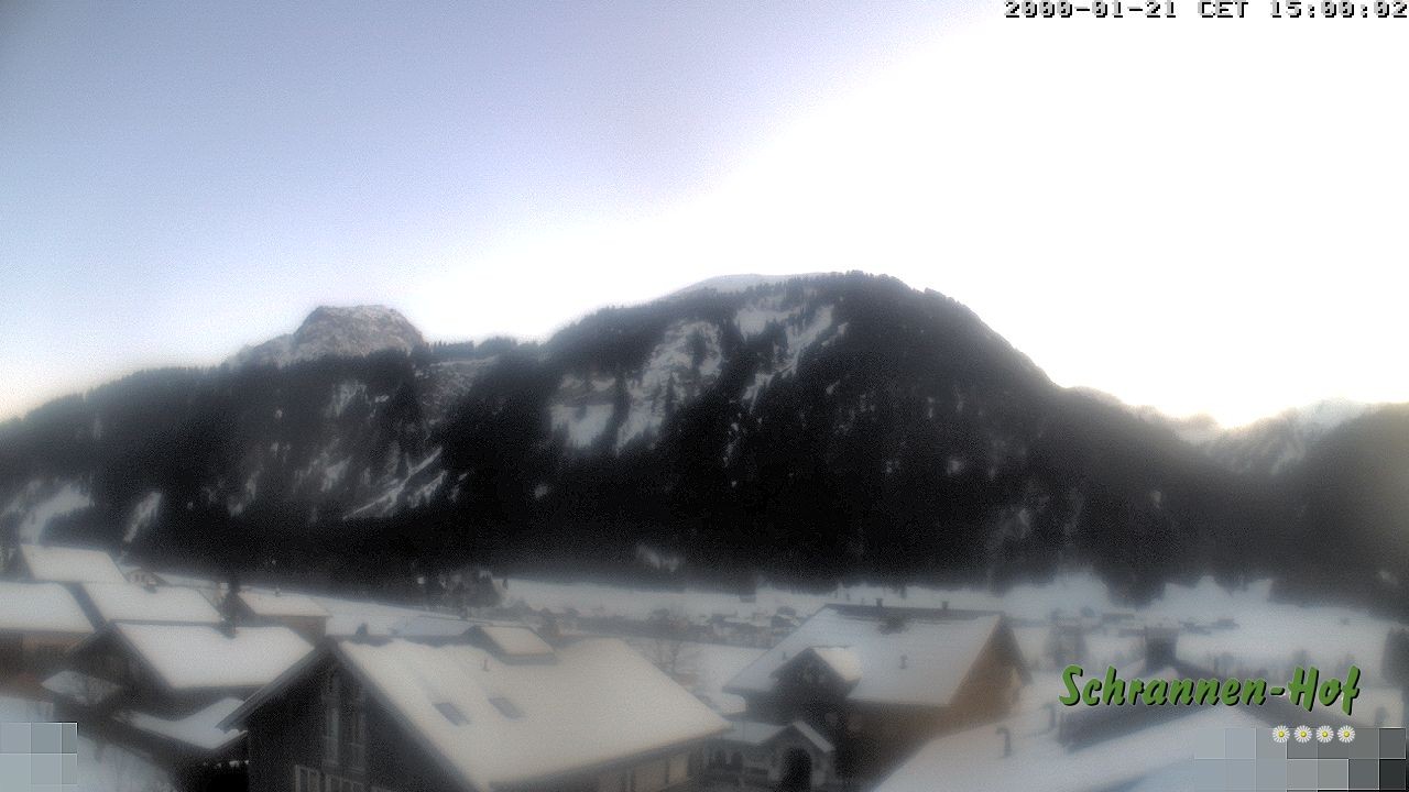 Archiv Foto Webcam Schrannen-Hof: Blick zum Zitterklapfen