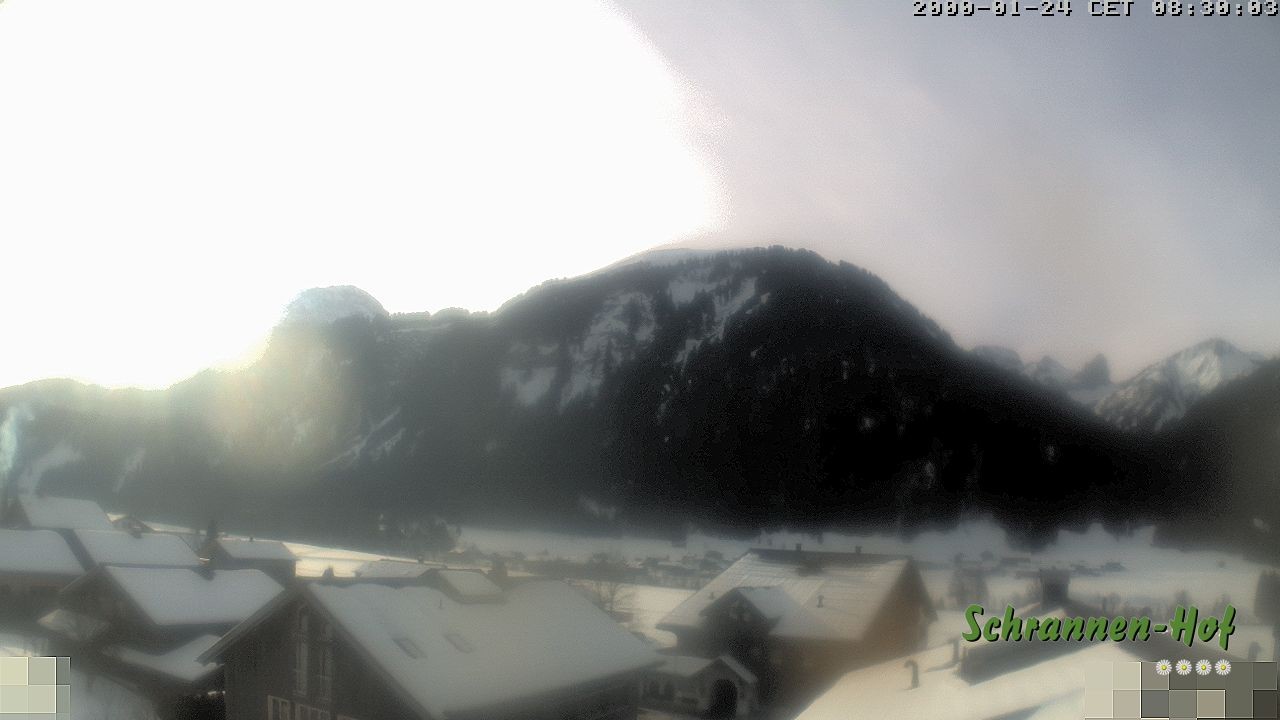 Archiv Foto Webcam Schrannen-Hof: Blick zum Zitterklapfen