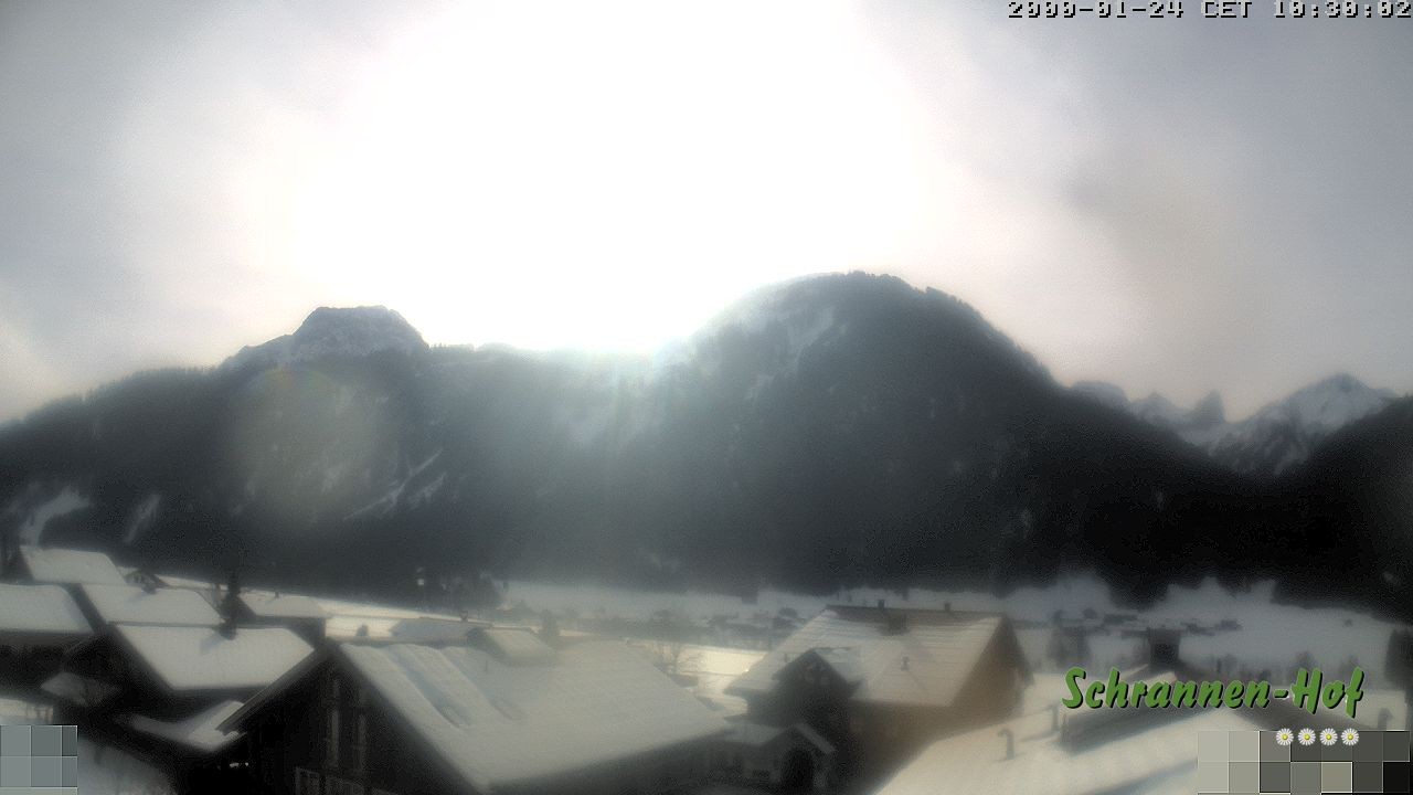 Archiv Foto Webcam Schrannen-Hof: Blick zum Zitterklapfen