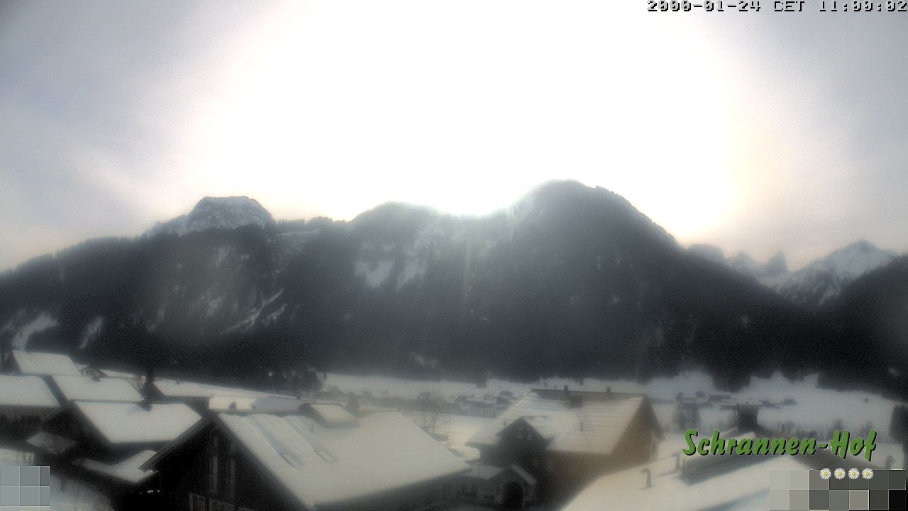 Archiv Foto Webcam Schrannen-Hof: Blick zum Zitterklapfen