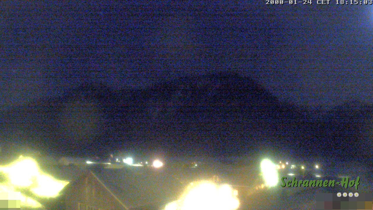 Archiv Foto Webcam Schrannen-Hof: Blick zum Zitterklapfen