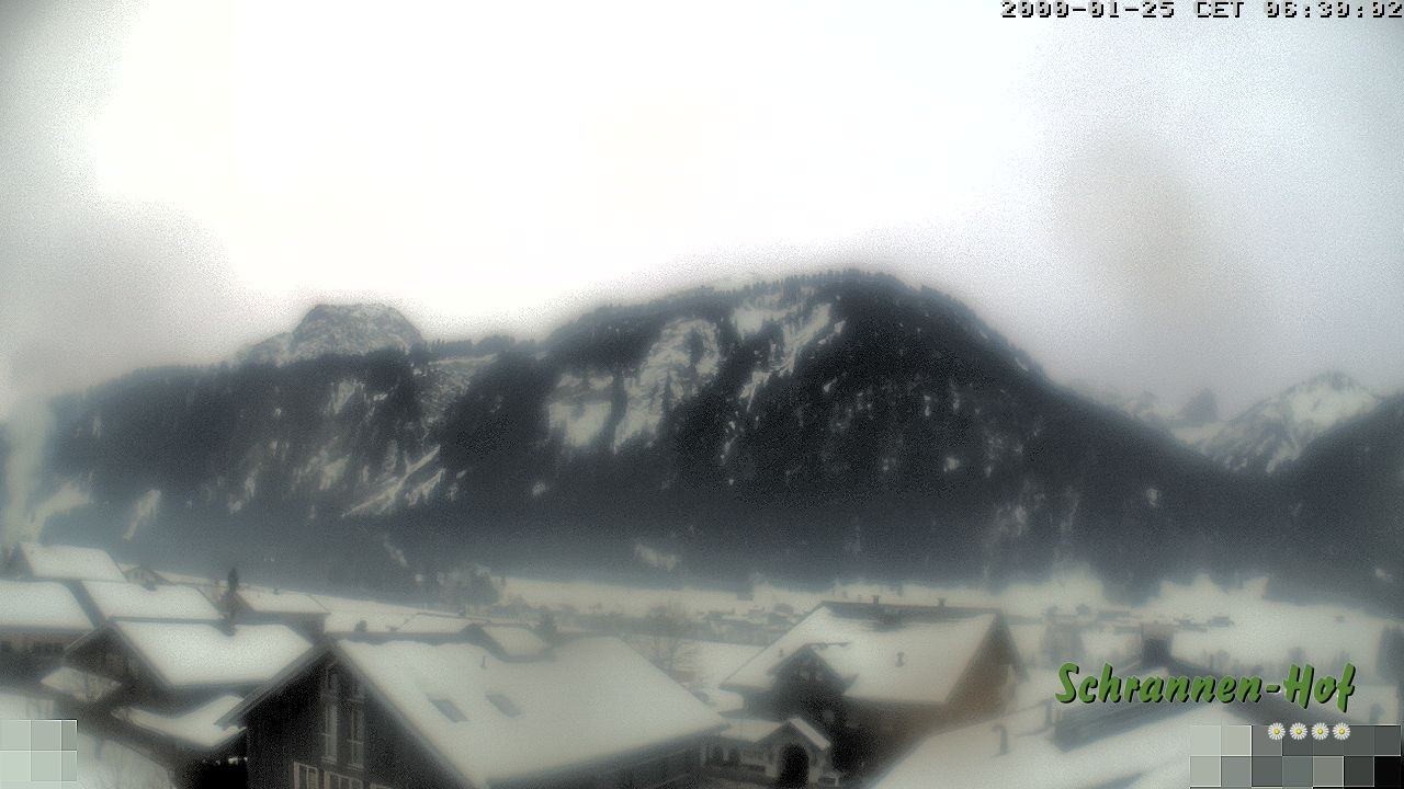 Archiv Foto Webcam Schrannen-Hof: Blick zum Zitterklapfen