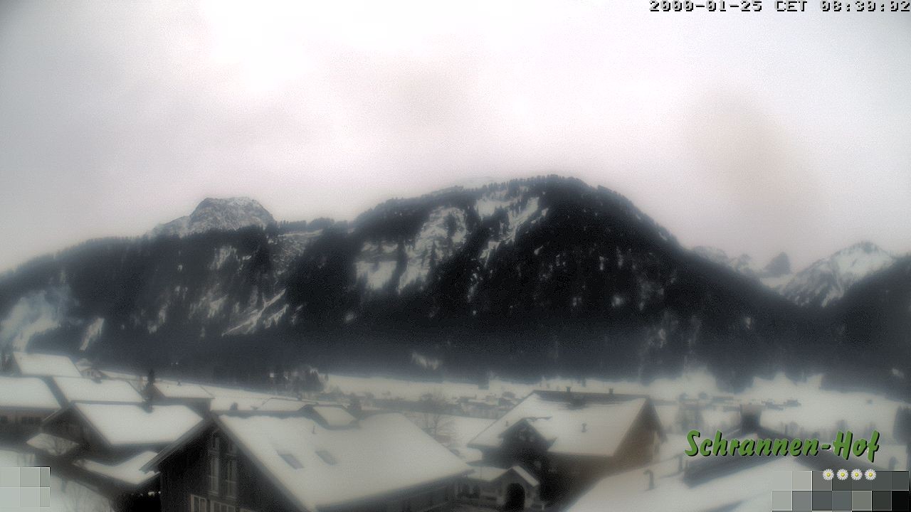 Archiv Foto Webcam Schrannen-Hof: Blick zum Zitterklapfen