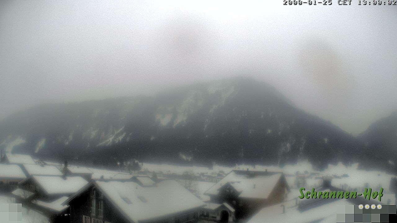 Archiv Foto Webcam Schrannen-Hof: Blick zum Zitterklapfen