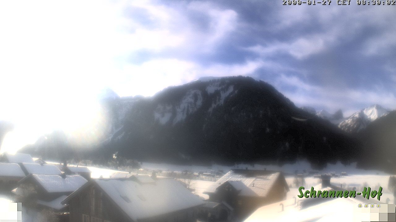 Archiv Foto Webcam Schrannen-Hof: Blick zum Zitterklapfen