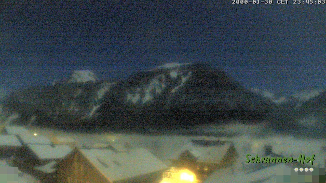 Archiv Foto Webcam Schrannen-Hof: Blick zum Zitterklapfen