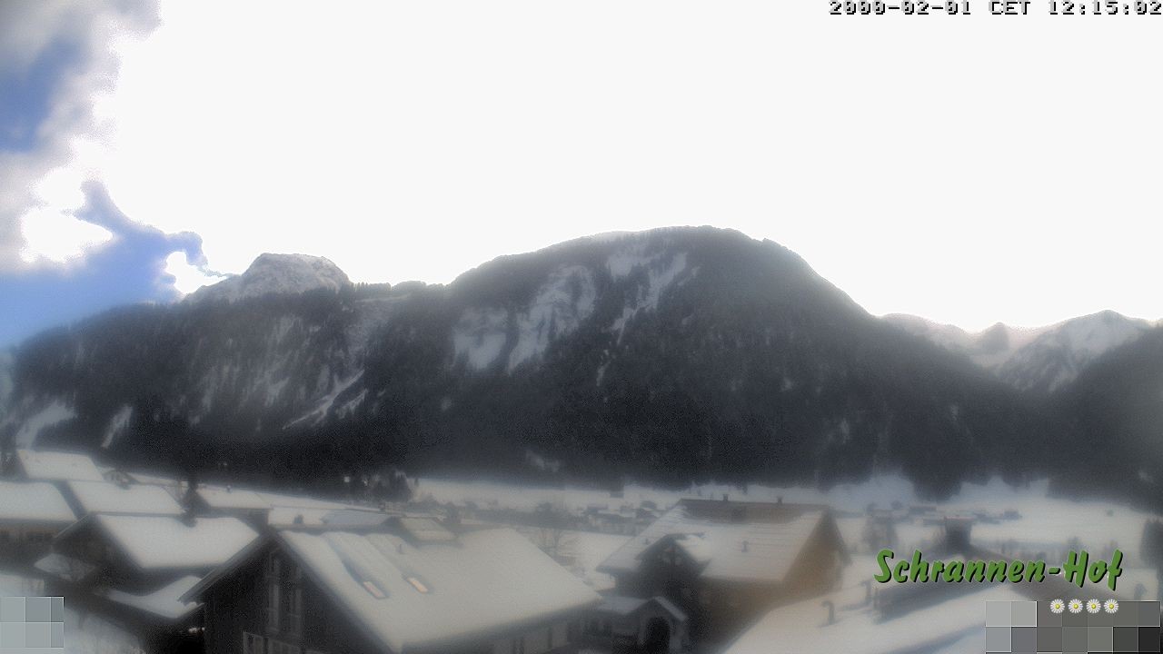 Archiv Foto Webcam Schrannen-Hof: Blick zum Zitterklapfen