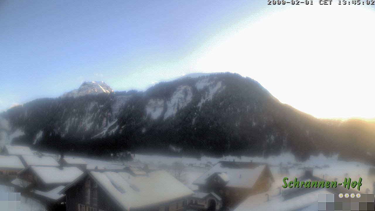 Archiv Foto Webcam Schrannen-Hof: Blick zum Zitterklapfen