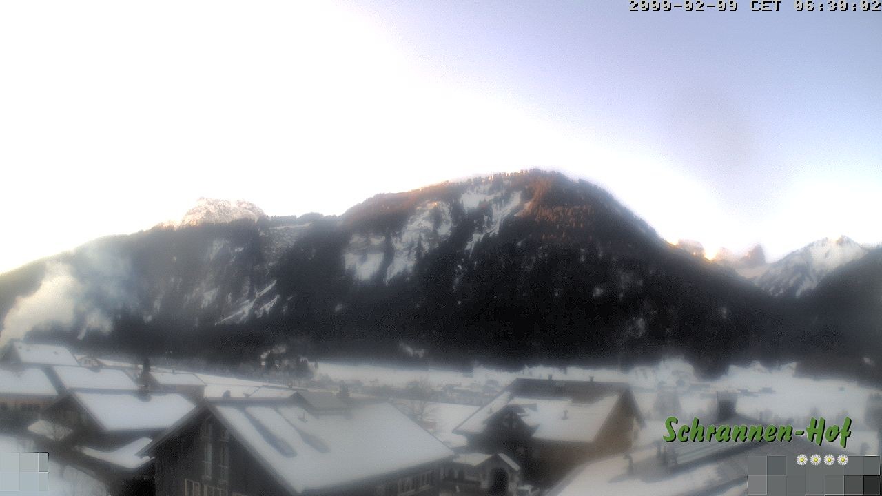 Archiv Foto Webcam Schrannen-Hof: Blick zum Zitterklapfen