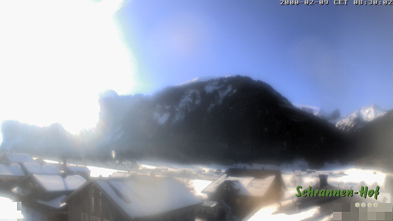 Archiv Foto Webcam Schrannen-Hof: Blick zum Zitterklapfen