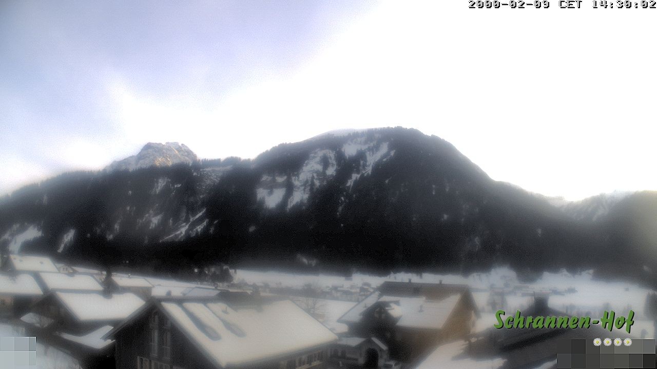 Archiv Foto Webcam Schrannen-Hof: Blick zum Zitterklapfen