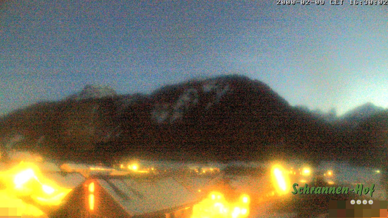 Archiv Foto Webcam Schrannen-Hof: Blick zum Zitterklapfen