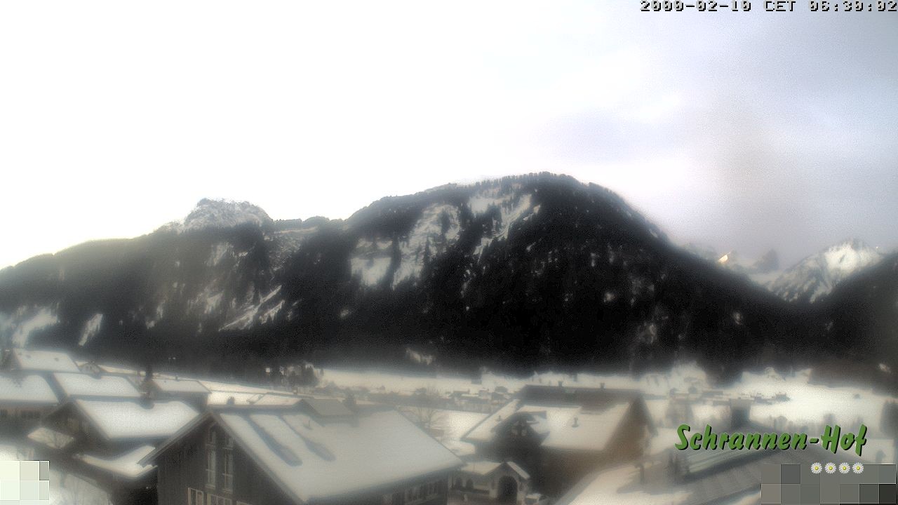 Archiv Foto Webcam Schrannen-Hof: Blick zum Zitterklapfen