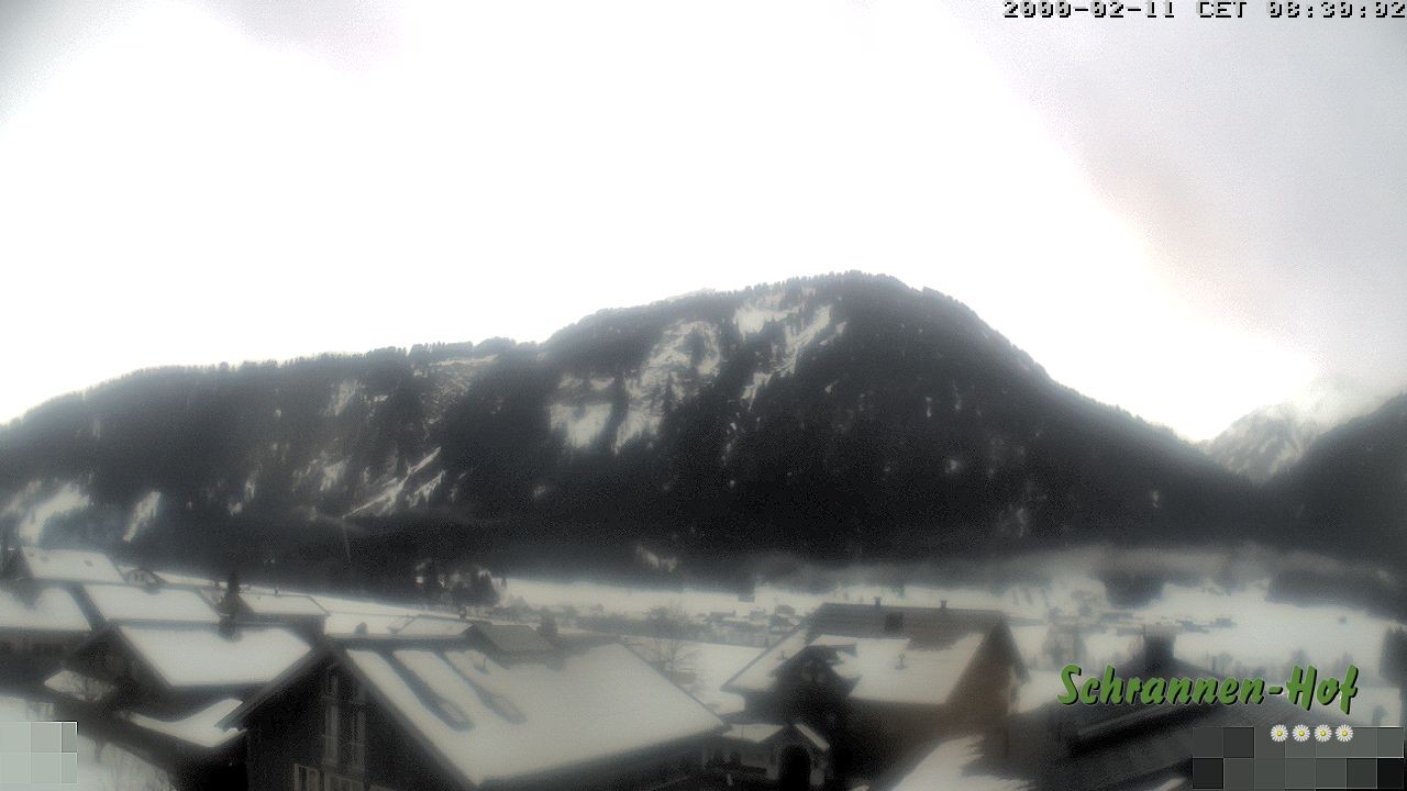 Archiv Foto Webcam Schrannen-Hof: Blick zum Zitterklapfen